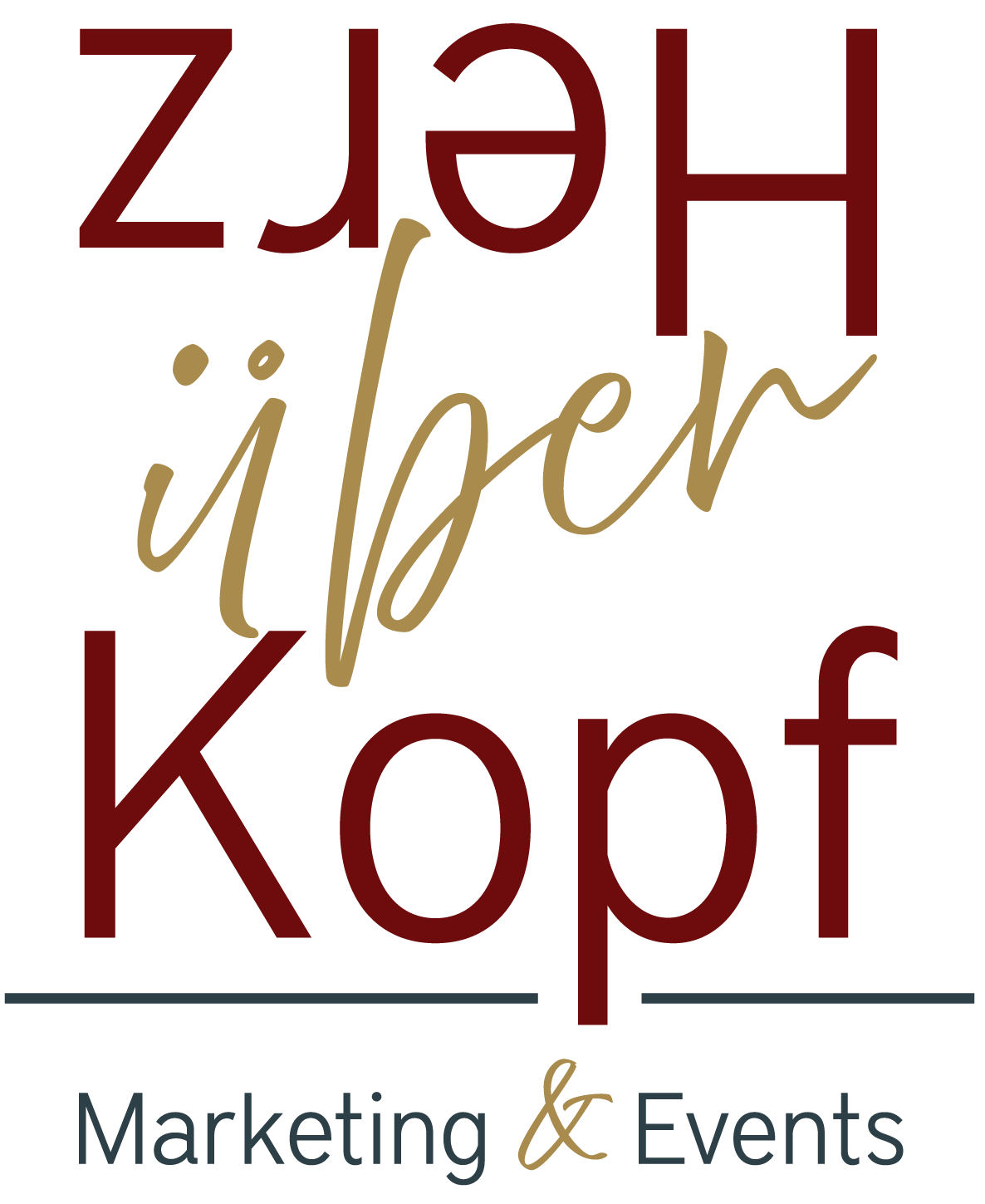 Logo Herz über Kopf Marketing & Events